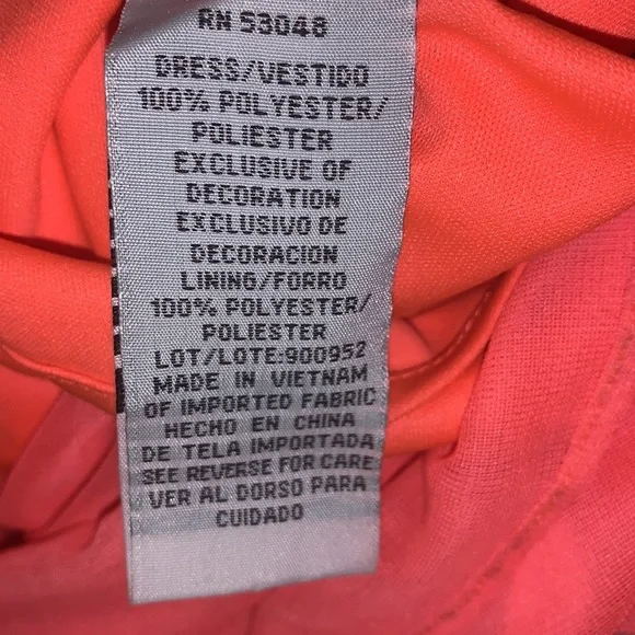 Coral Formal Prom Dress - Picture 7 of 11